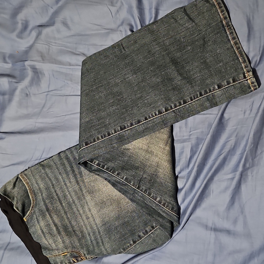 Liz Lange Maternity Bootcut Full Panel Jeans Size 8